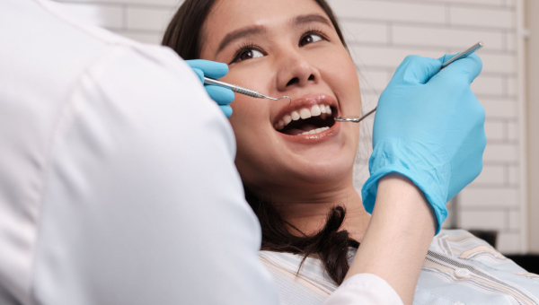 A regular appointment with your Houston dentist can help catch early signs of tooth decay.